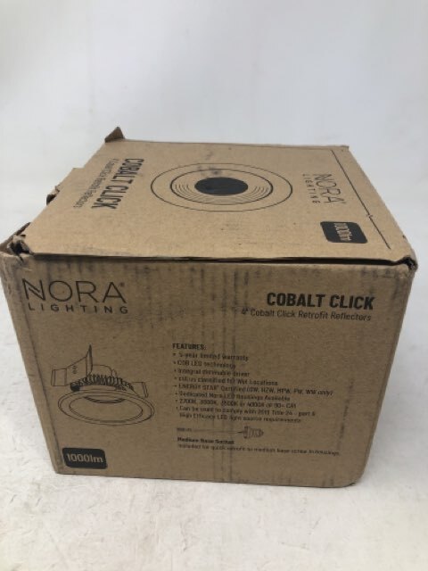 Nora Lighting NLCBC2-45630WW/10 Cobalt Click 4" LED Square Recessed White
