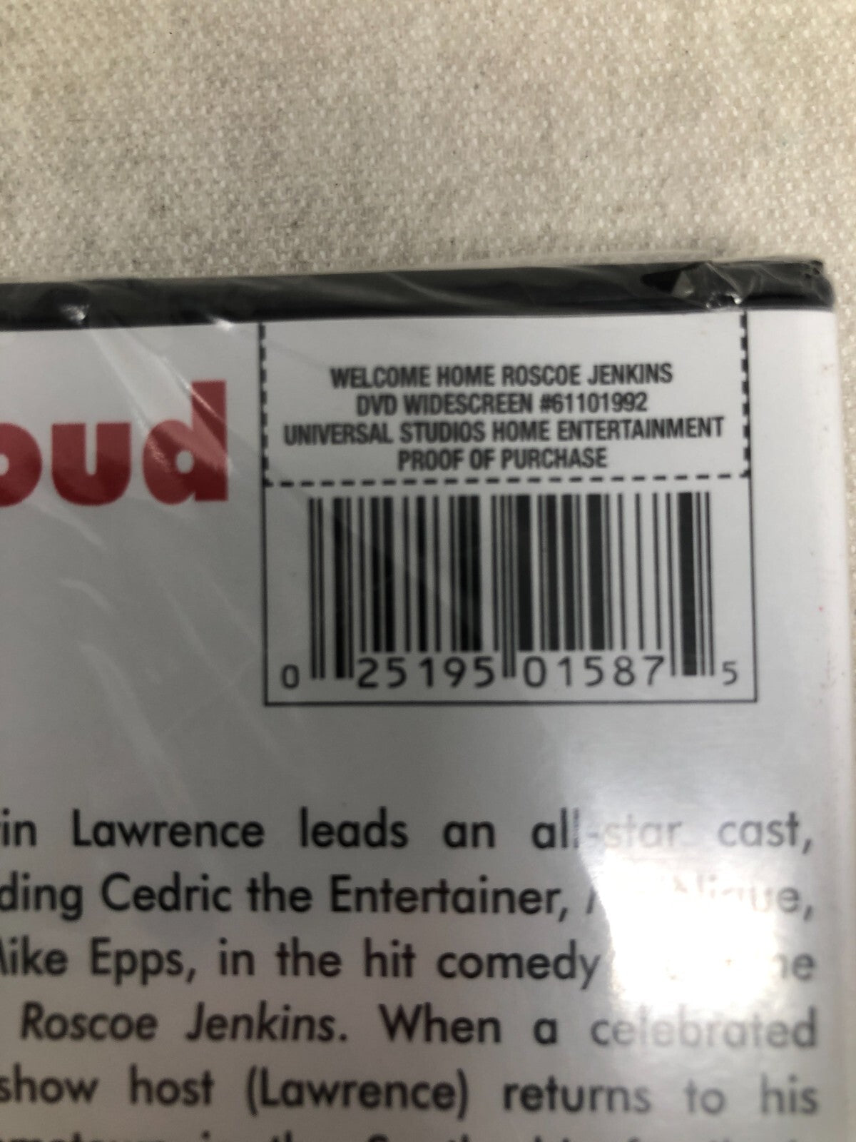 Welcome Home Roscoe Jenkins (DVD, 2008)