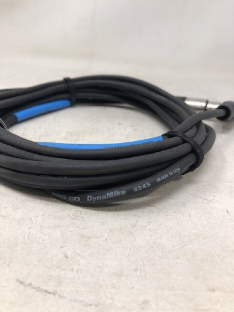 ProCo 224s Dynamike Microphone Cord 3 Pin XLRF-XLRM Cable