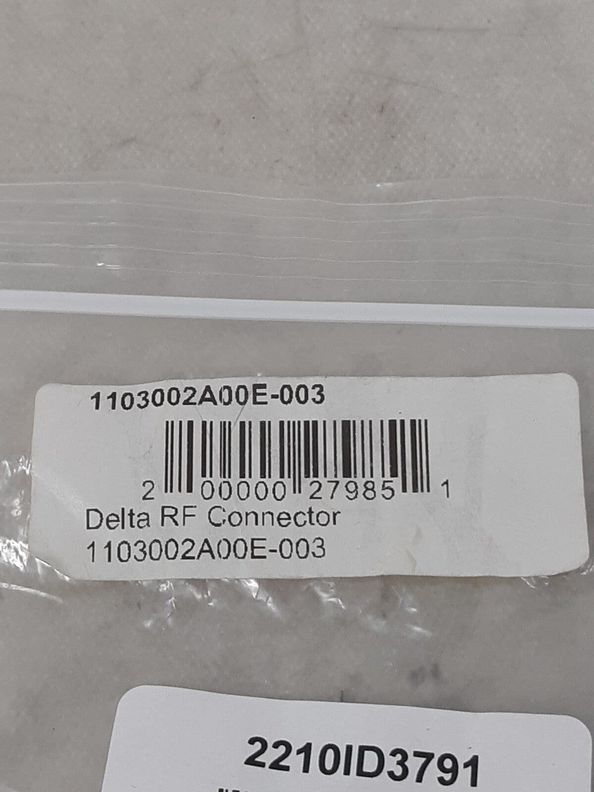 Delta N-Male RG213 RG8A M17-74 1103002A00E-001 50-Ohm Crimp Mil M39012/01B0007