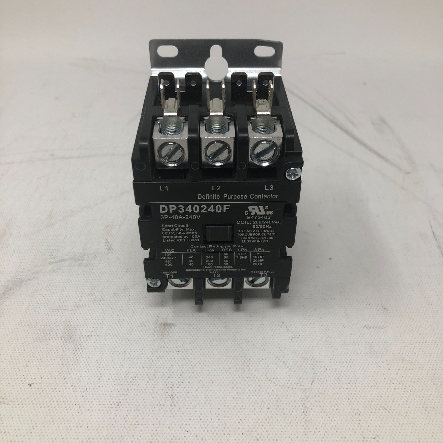 Definite Purpose Contactor: DP340240F
