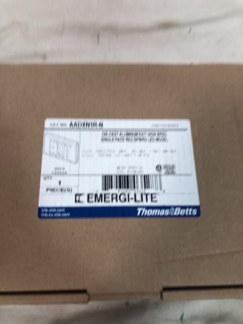 EMERGI-LITE AADXN1R-N Die Cast Aluminum Exit Sign LED Board Red