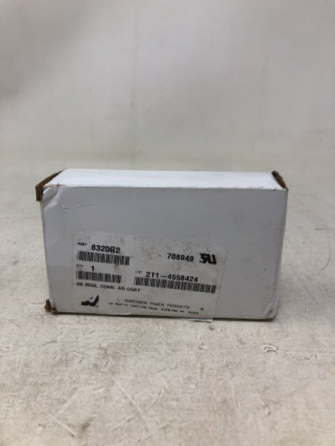 Anderson Power Products 6320G2 SB Connector Two Pole Since Housing 350 AMPS