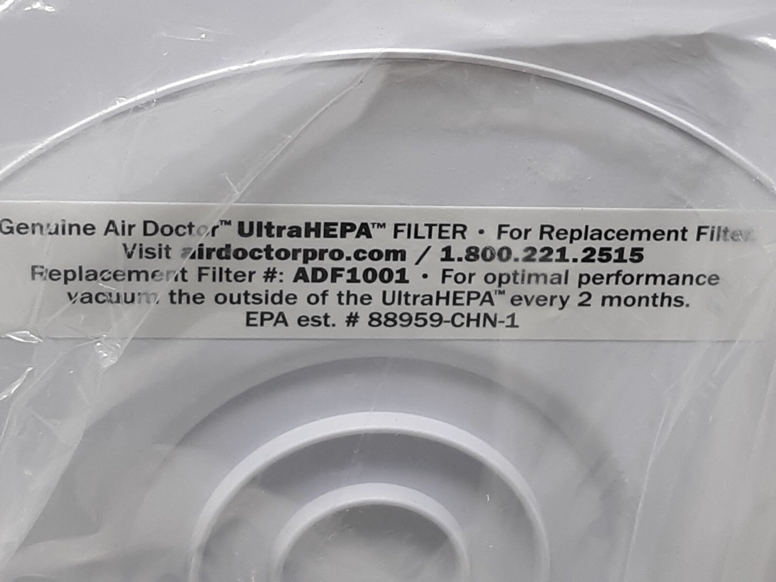 ADF1001 Replacement Filter Set Air Doctor Compatible 3-in-1 Purifier Hepa
