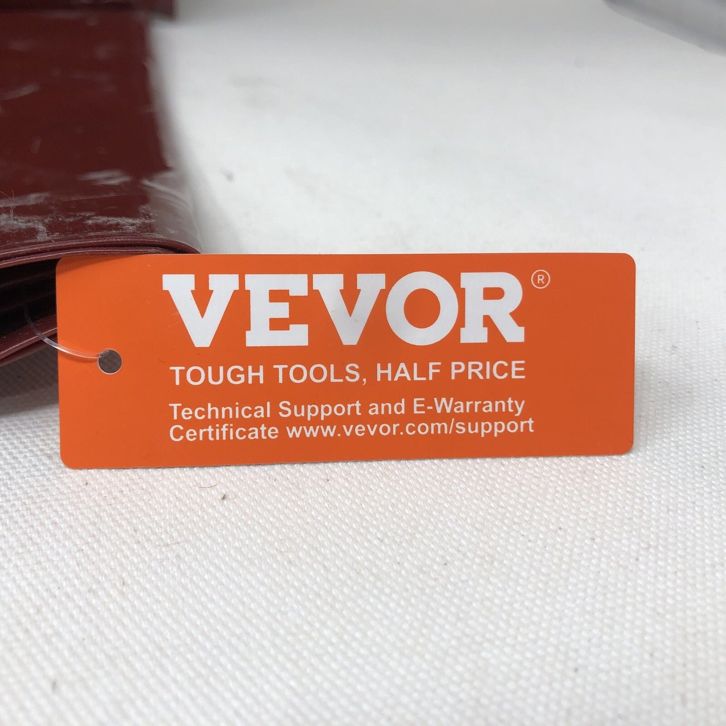 VEVOR Welding Curtain Screen 5 1/2' x 5 1/2' Flame-Resistant Vinyl, Red