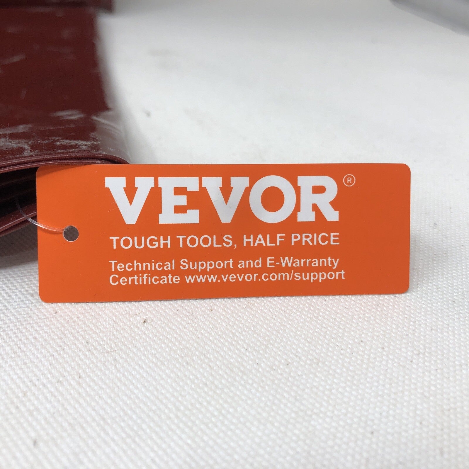 VEVOR Welding Curtain Screen 5 1/2' x 5 1/2' Flame-Resistant Vinyl, Red