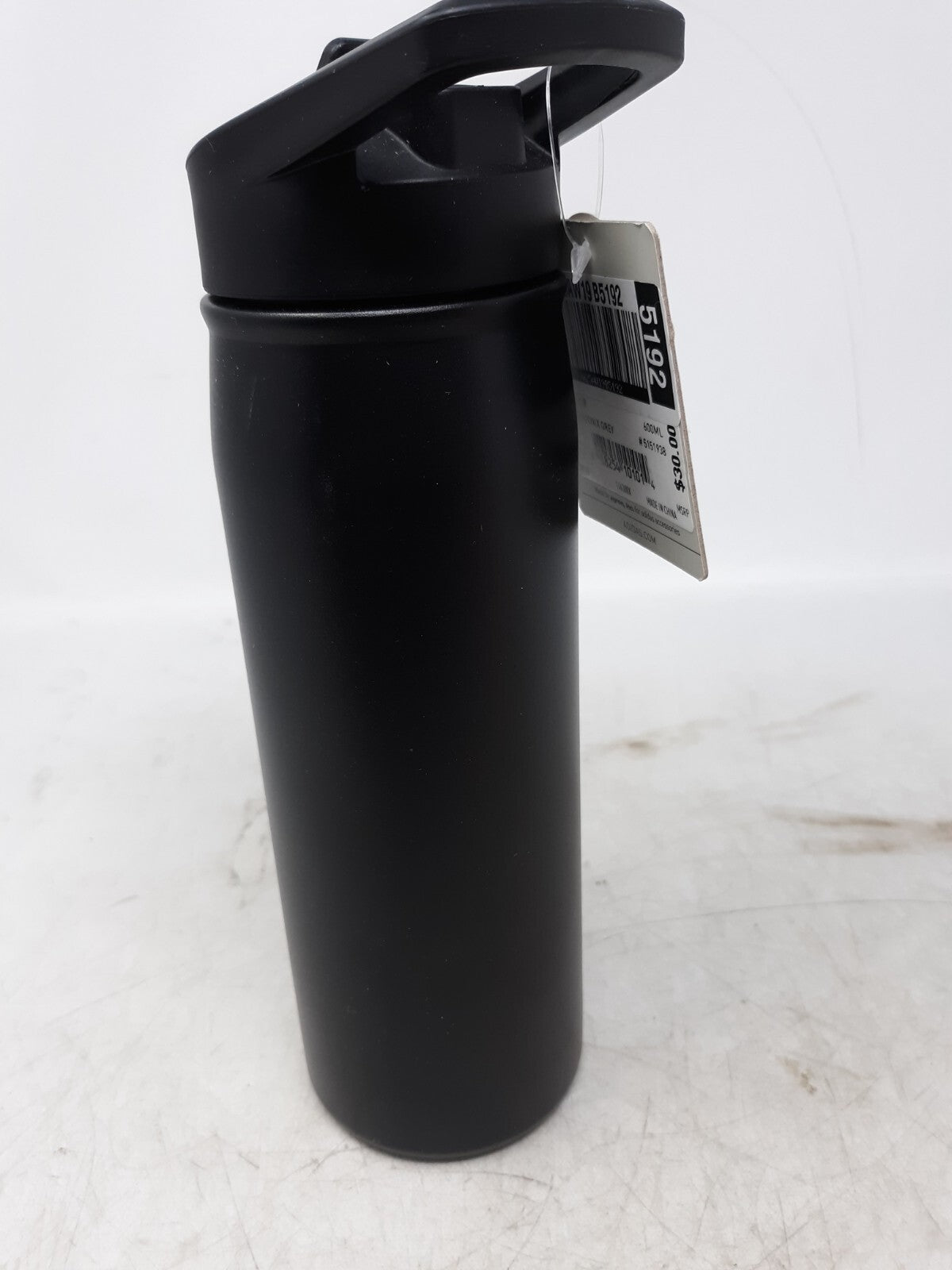 Adidas 600ml Stainless Steel Water Bottle - Black Onix Grey