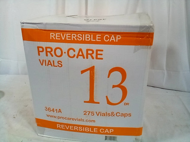Pro Care - Vials 13 275 Vials &caps