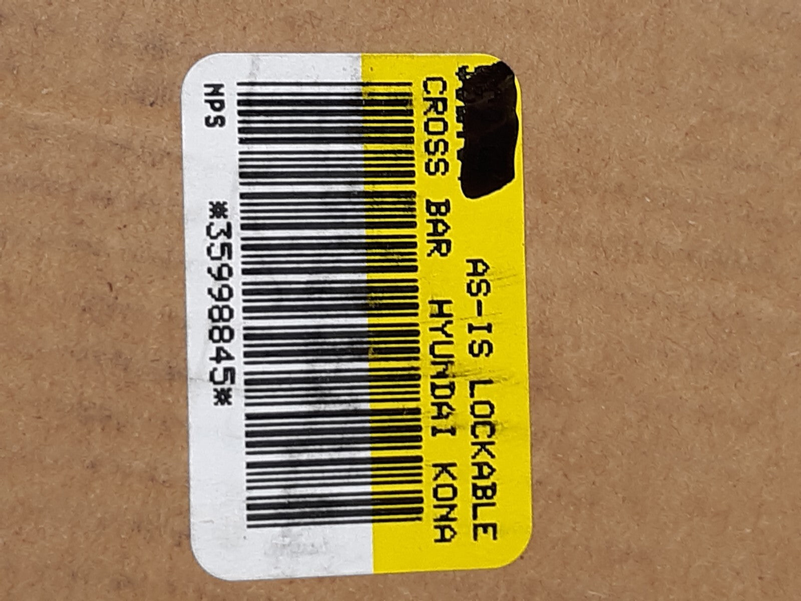 Lockable Roof Rack Cross Bar for Hyundai Kona & Kona Electric 2018-2022 Carrier