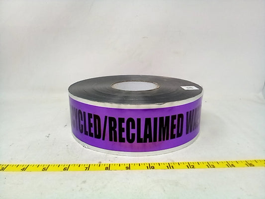 Caution Recycled / Reclaimed Water ribbon