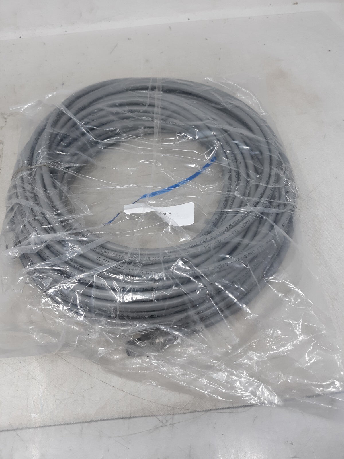 CAT5 Ethernet Patch Cable RJ-45 LAN Internet Cord Gray 75FT