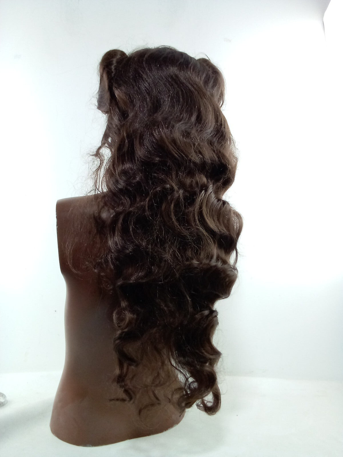 Lacey Costume Wig of New York Collection Style: Deluxe Evita Color 6 Brown 25"