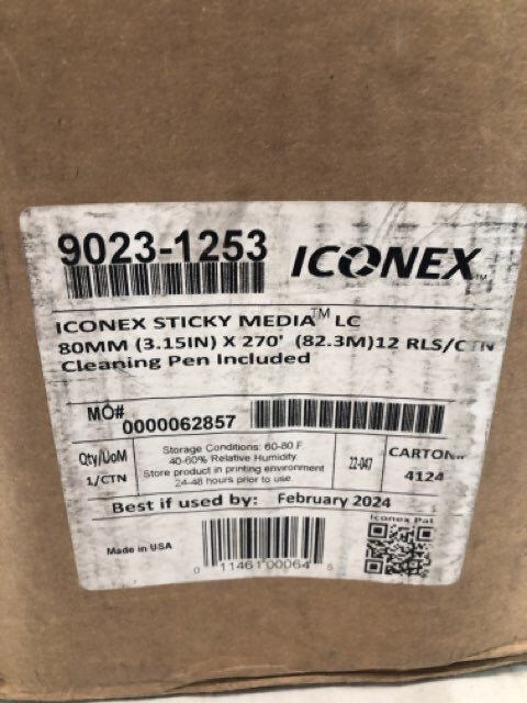 ICONEX - Sticky Media 80MM Cleaning pen included