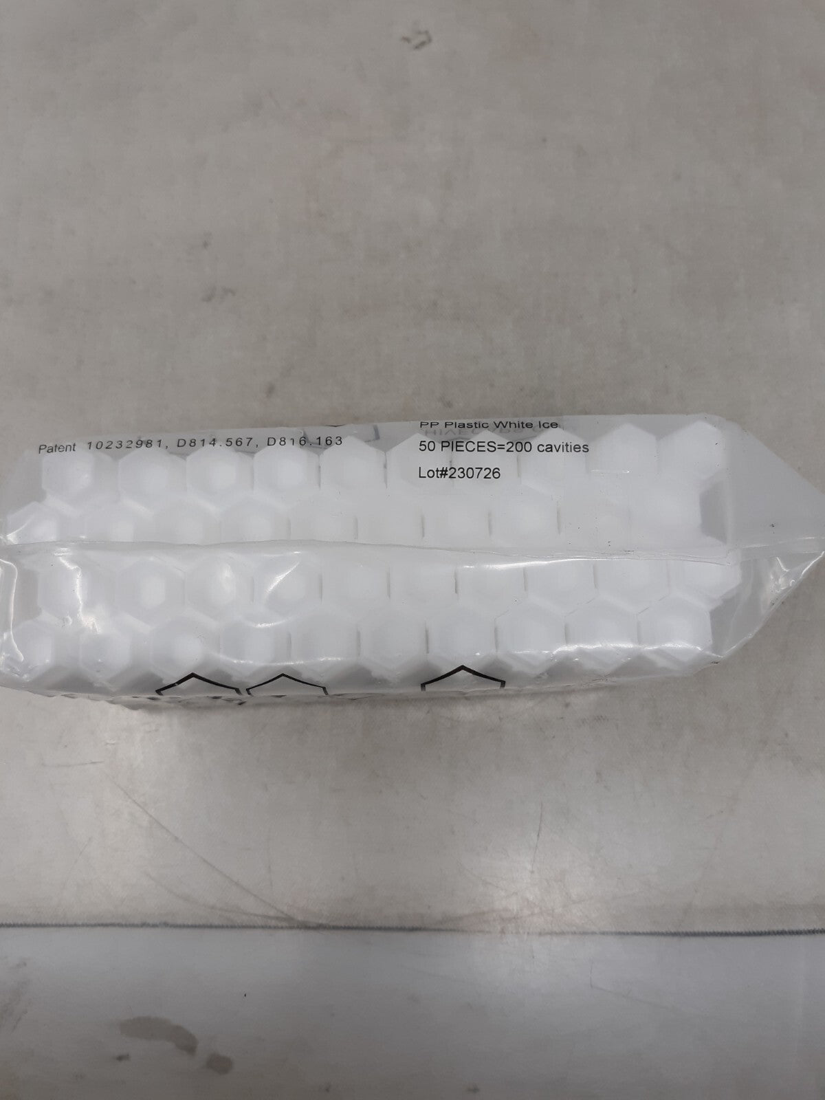 Hive Caps Deep Bag of 200 Ink Caps (50 Pieces) - Plastic White Ice