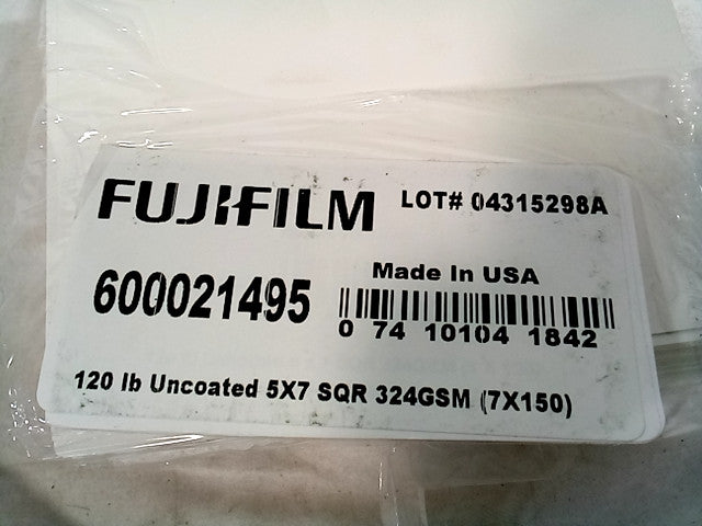 Fujifilm 600021495 Uncoated 5X7 Sqr 324GMS