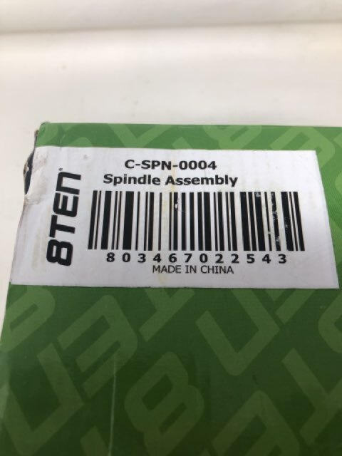 8TEN Deck Spindle for John Deere GY20454 GY20867 GY20962 GY21098 810-CSP2226N
