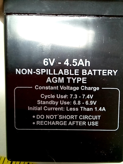 Non-Spillable Lead-Acid Battery