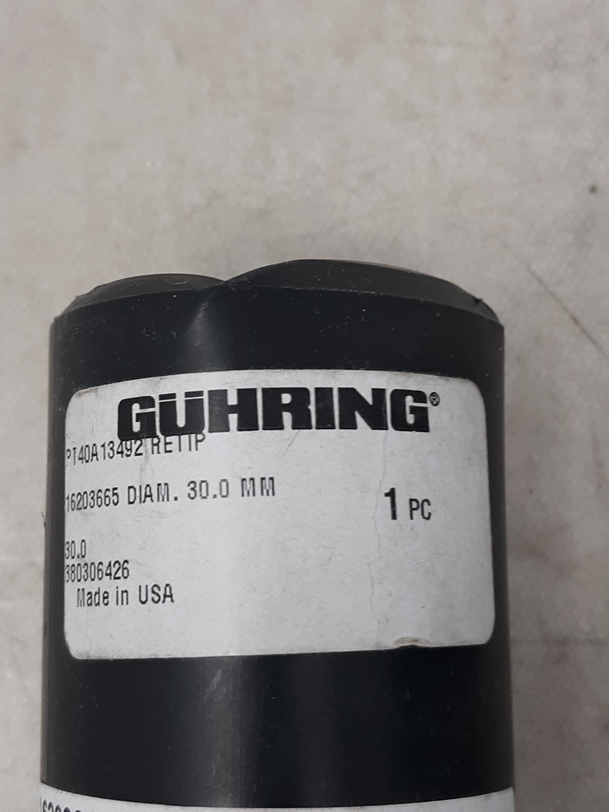 Guhring 30mm Steel Drill Bit, End Mill, Thread Mill #16203665