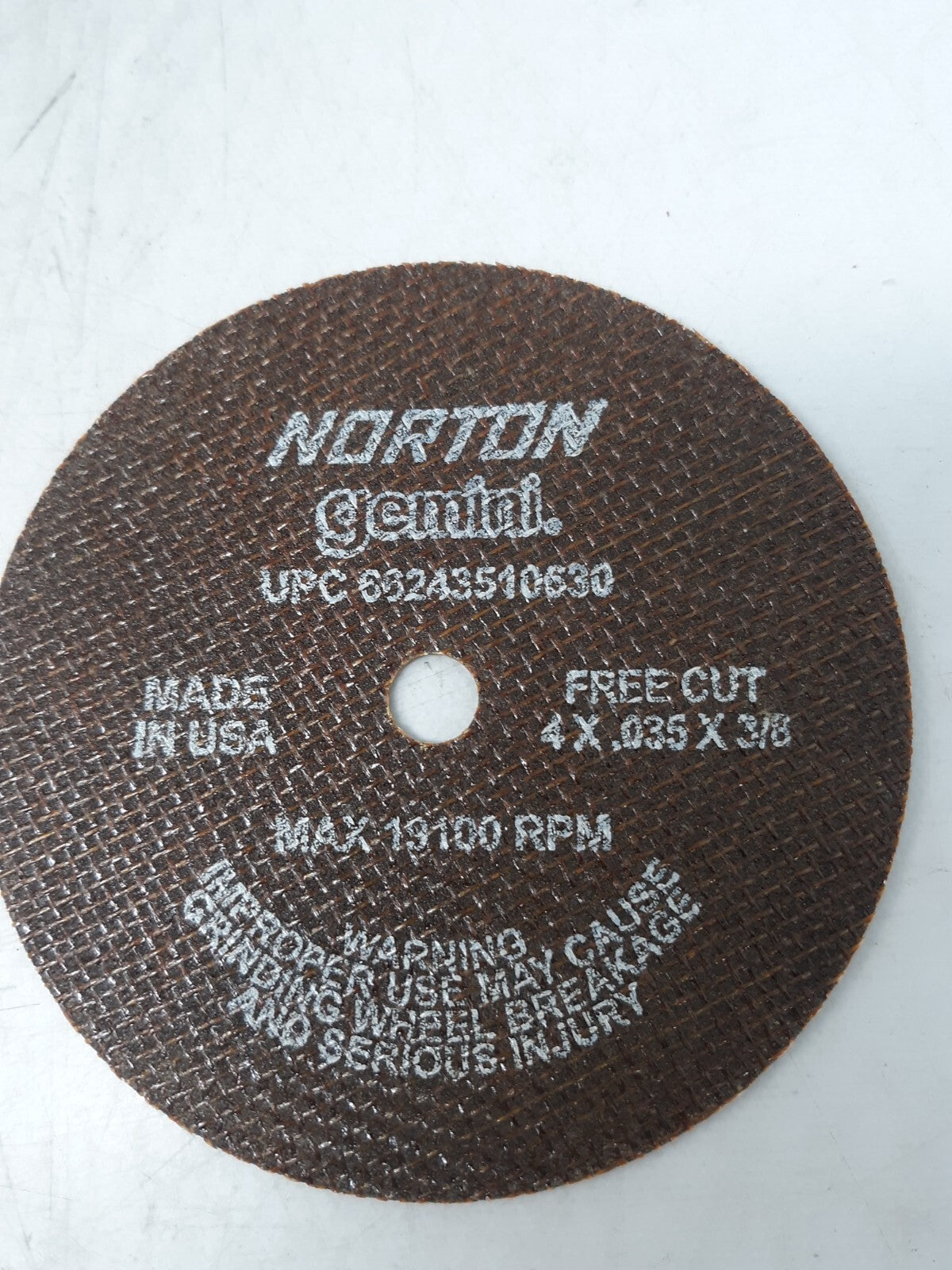 Norton Gemini Cut-off Wheels 4" x .035" x 3/8" Pack Of 25
