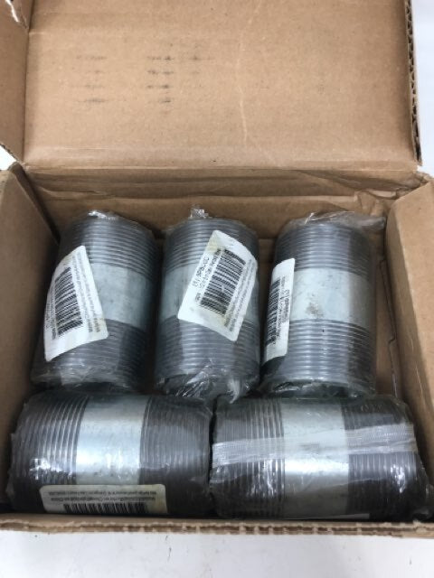 Imperial Supplies 1-1/2x3 Galvanized Pipe Fittings, 0985780, LOT OF 5