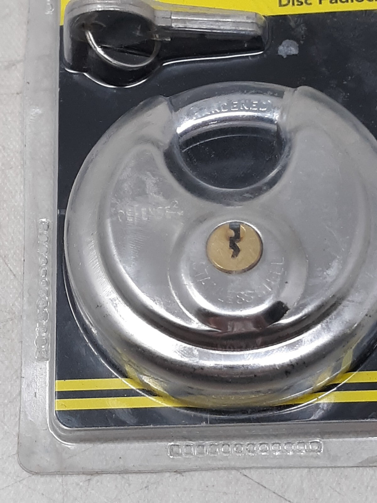 Polished 2 3/4" Stainless Steel Disc Padlock 70mm SK-870