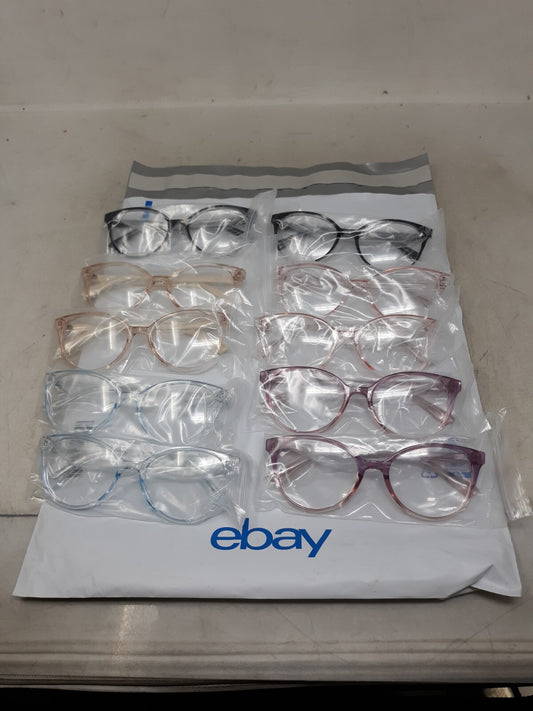 Lot of 10 Assorted CPM035 Eyeglasses Frames