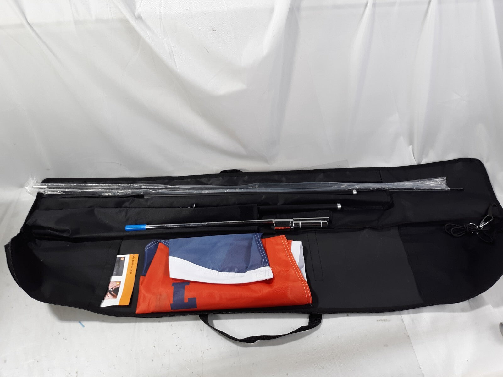 Pickleball 14ft Teardrop Flag Set Feather Flag - INCLUDES POLE KIT + SPIKE