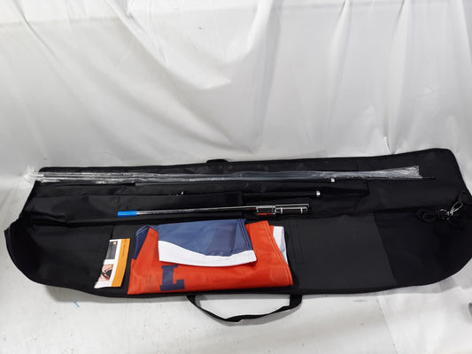 Pickleball 14ft Teardrop Flag Set Feather Flag - INCLUDES POLE KIT + SPIKE