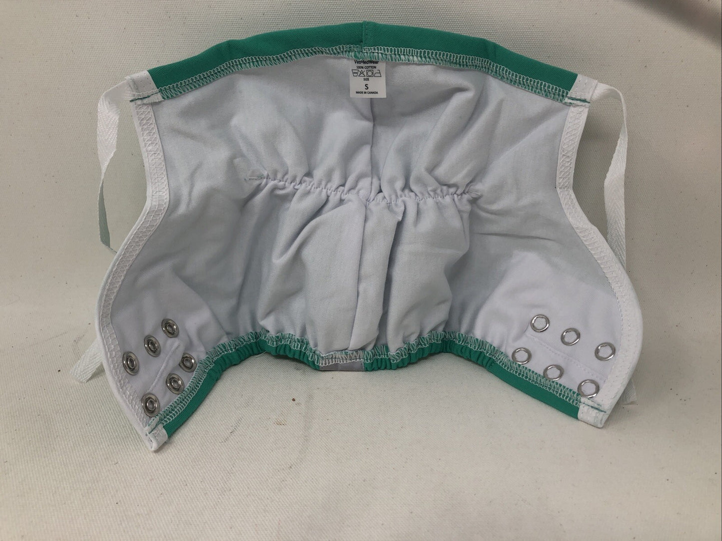 Vet Med Wear Dog BONNET SMALL Protective  Veterinary 100% Cotton Post Surgery Gr