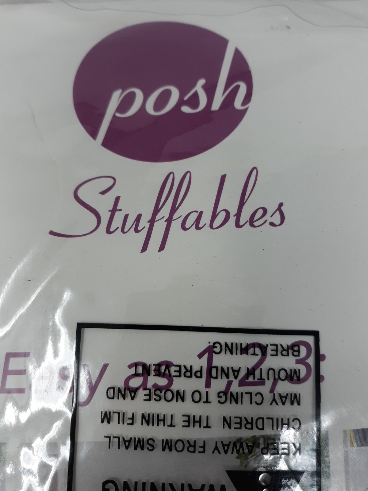 Posh Stuffables Storage Bean Bag Cover - Pink Hearts, Large, Soft Fabric
