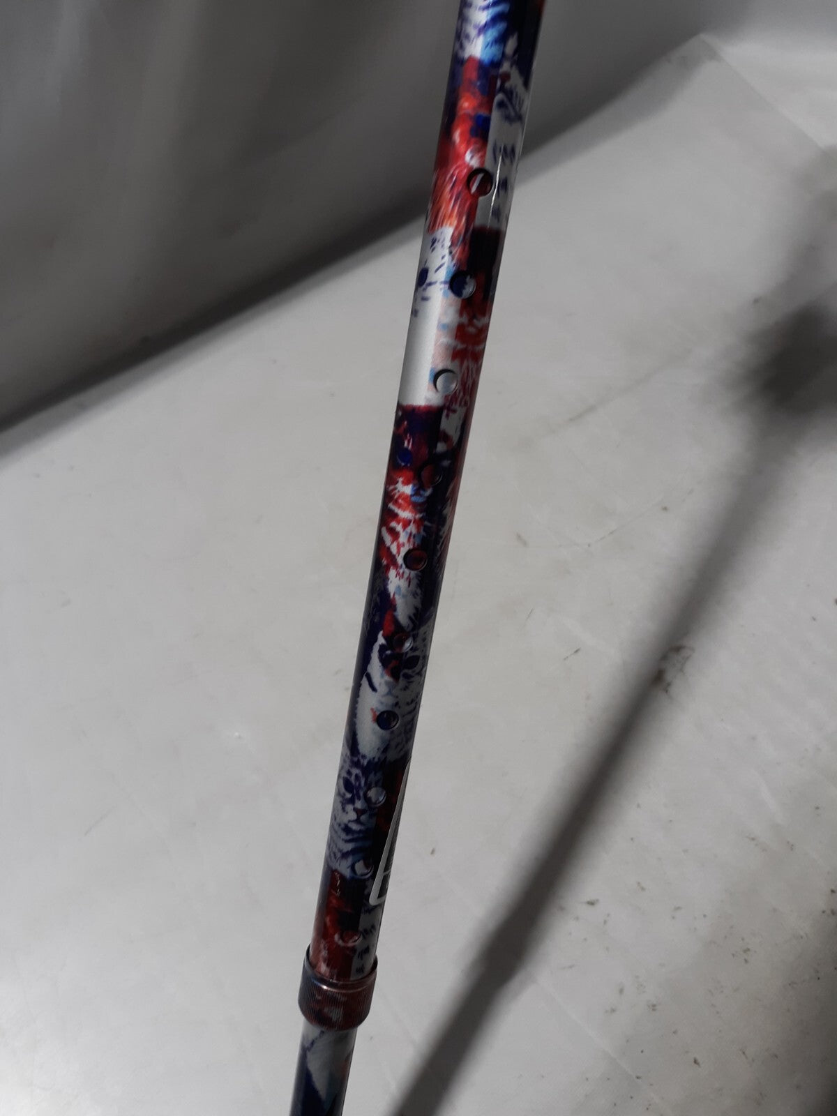 Cats Adjustable Offset Walking Cane with Comfort Grip & Non-Slip Rubber Tip