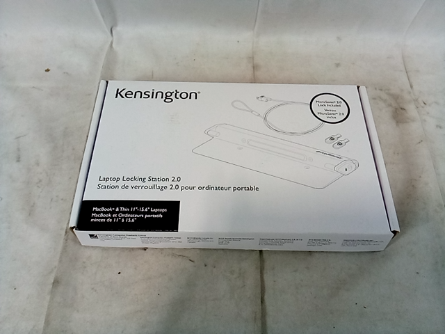 Kensington laptop locking station 2.0 MacBook and thin 11"-15.6" laptops