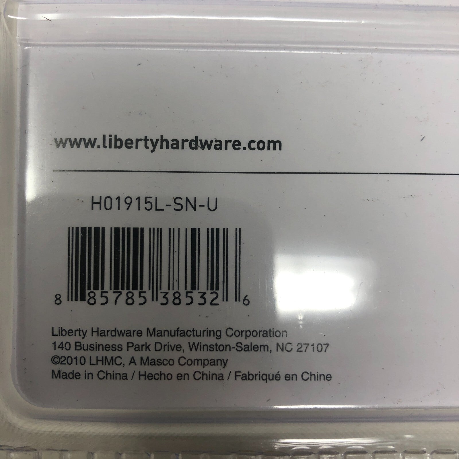 Liberty 1/2" Semi-wrap Overlay Hinge Pair Satin Nickel