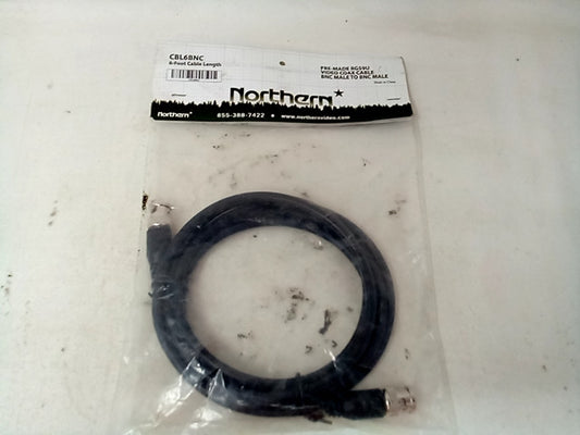 Northern 6 Foot Cable BNC Male to BNC Male