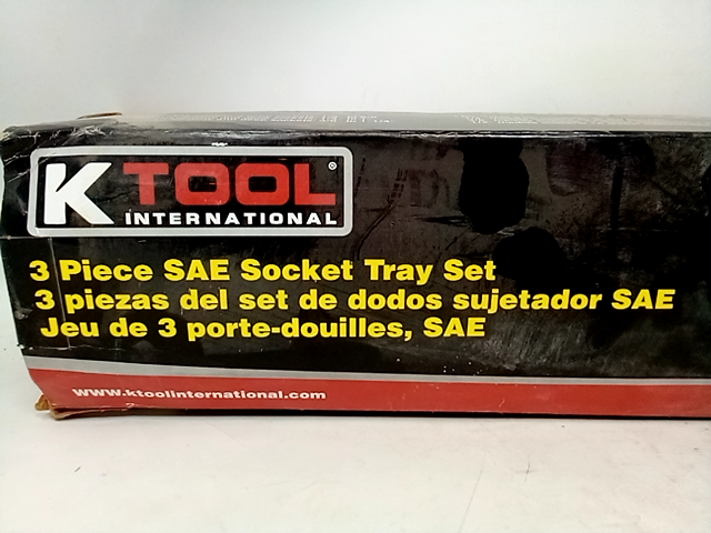 K Tool International KTI72470 SAE Socket Holder Set, Red - 3 Piece