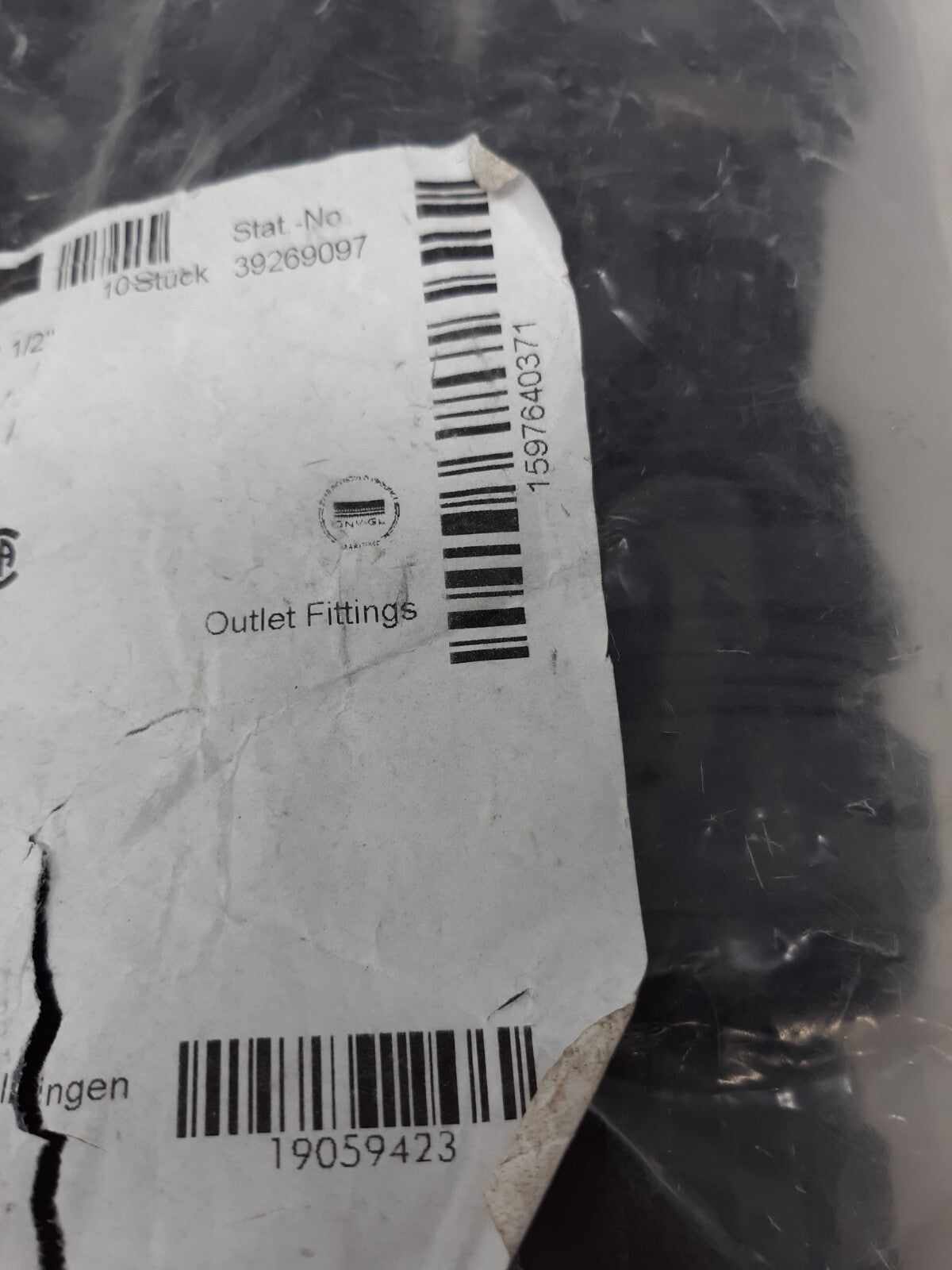 HUMMEL 1597640371 Cable gland HSK-K SCHWARZ NPT 1 1/4" (10 PIECES)