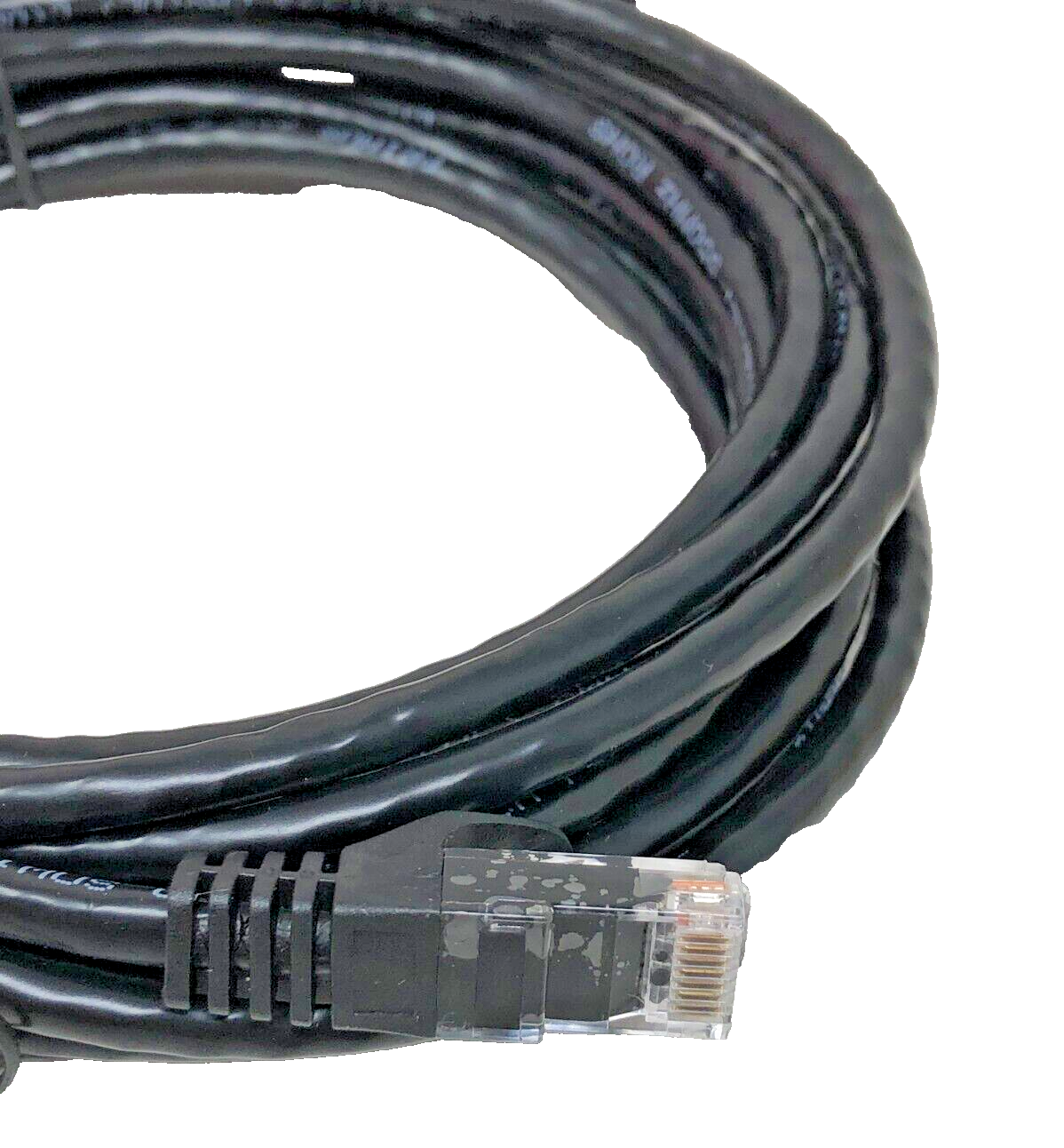 ENet C6-BK-15-ENC ENET CAT6 BLACK 15 FOOT PATCH CABLE WITH SNAGLESS MOLDED BOOT 