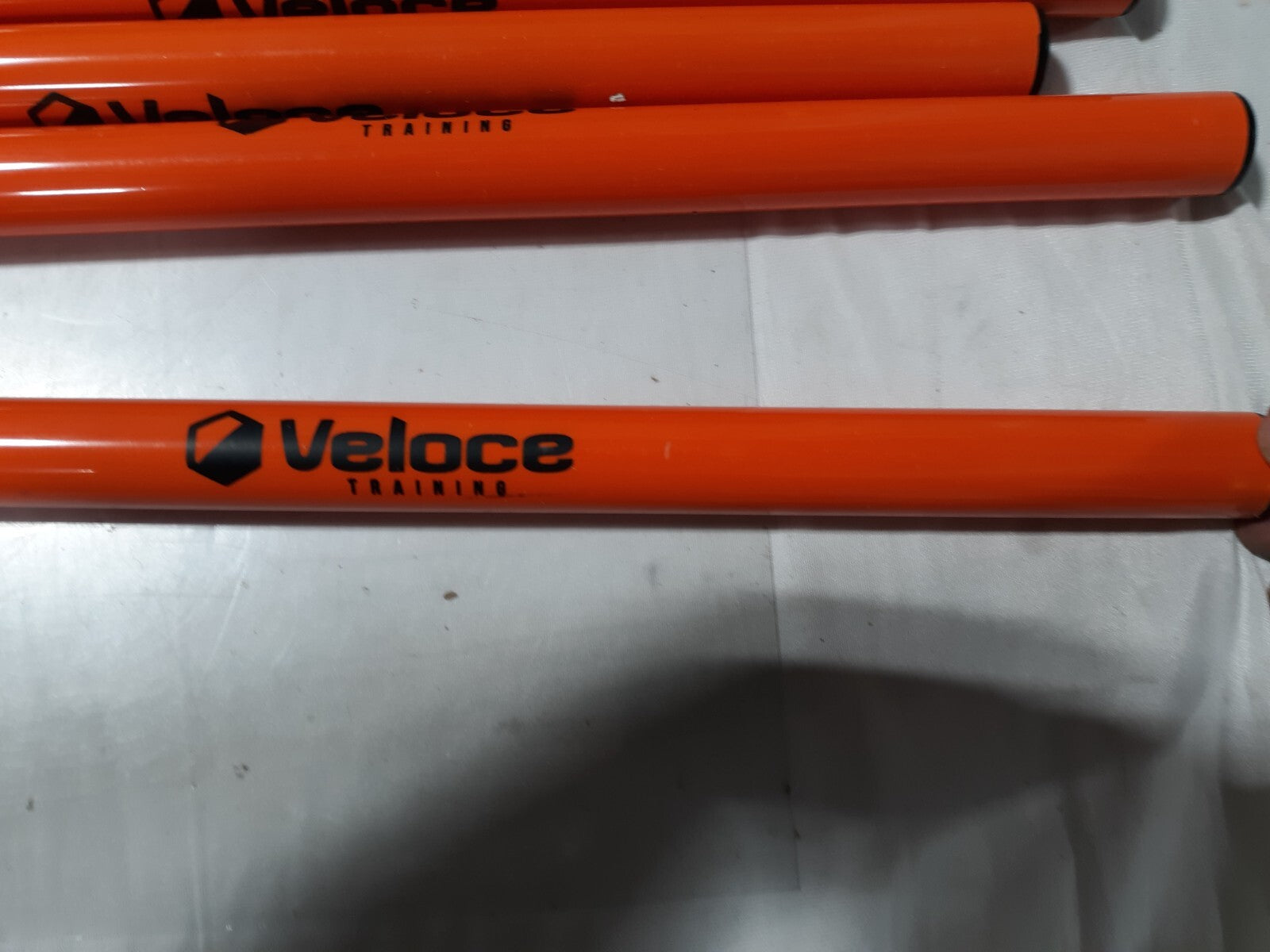 Veloce Training Speed & Agility Slalom Pole Set – Adjustable – w/ Carry Bag