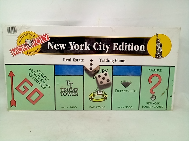 1998 New York City Collectors Monopoly