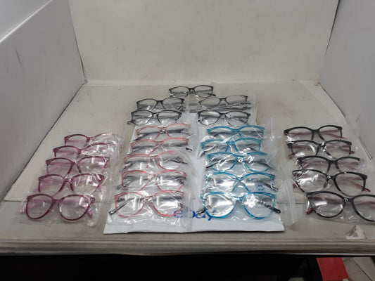 Lot of 25 Assorted CPM006 Eyeglasses Frames