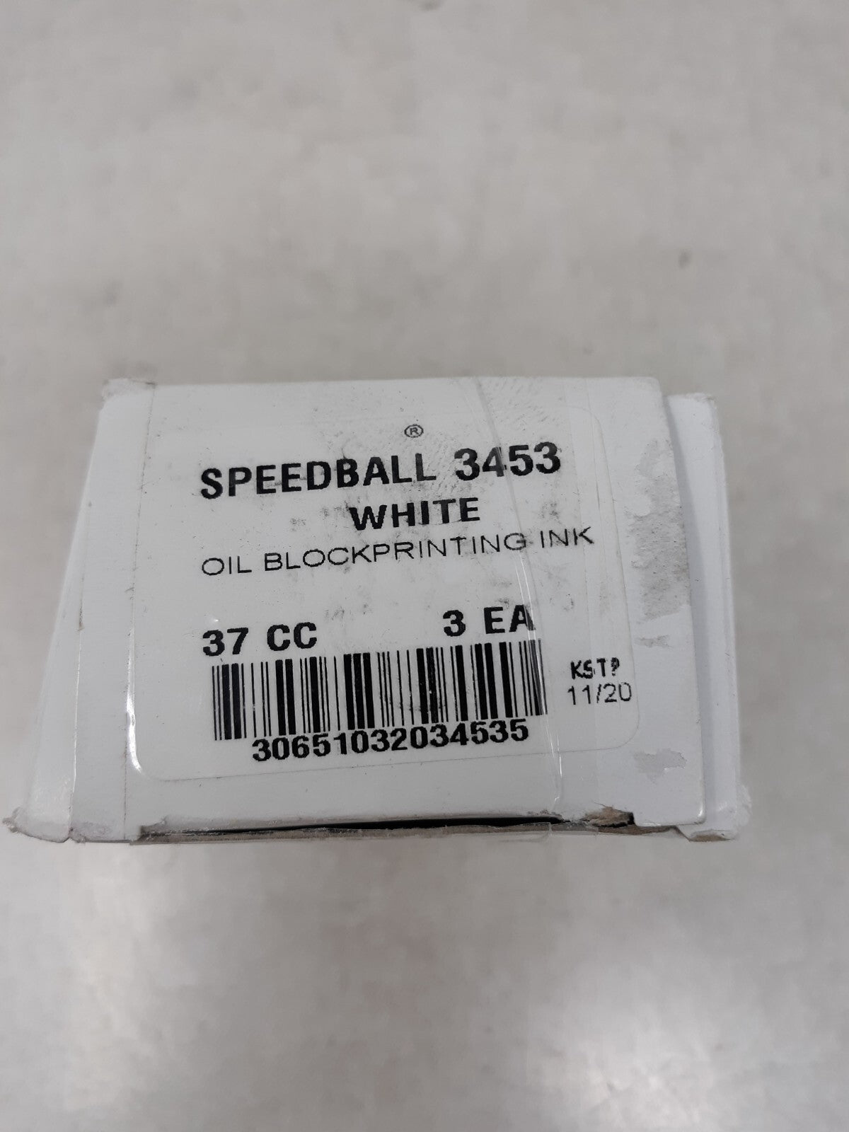 Speedball Yellow Oil Based Ink Block Printing Ink 37ml 1.25 oz - 3pk