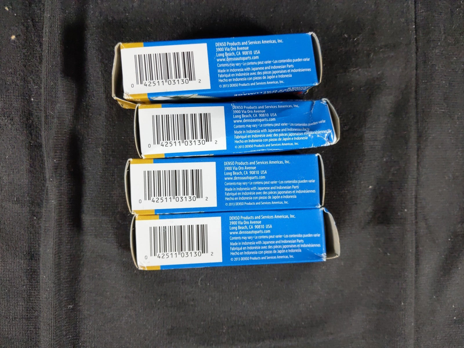 Denso Spark Plug K16PR-U11 3130 - D21 QTY 4