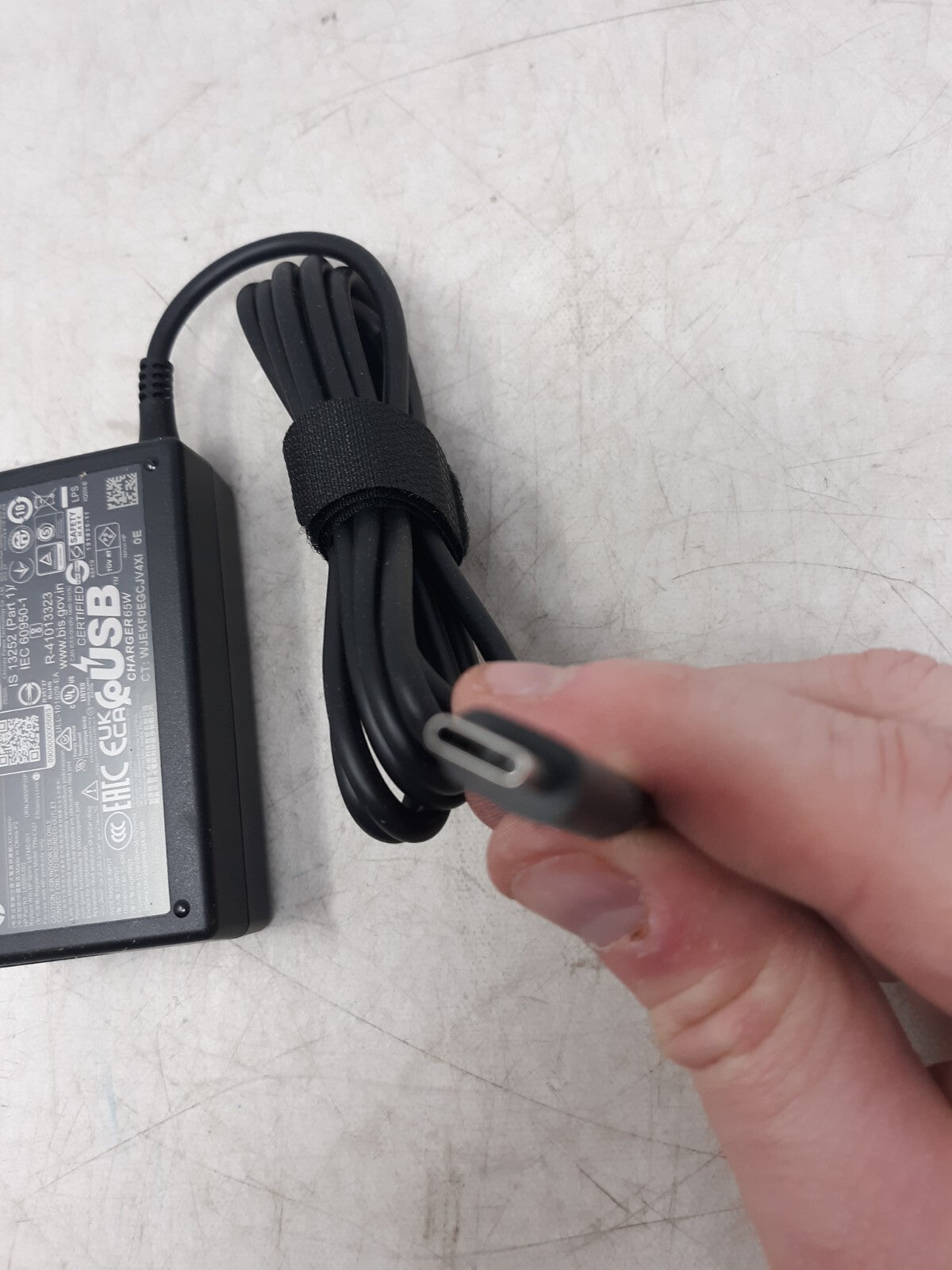 HP 65W USB-C Laptop Charger Power Adapter L65095-002 TPN-CA21