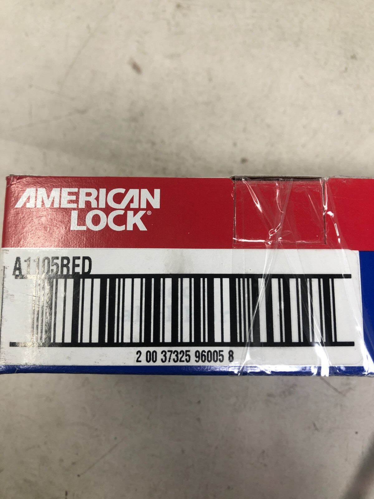 AMERICAN LOCK A1105RED Lockout Padlock,KD,Red,1-7/8"H PK 6