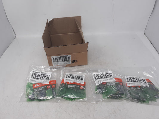 24 Bags (16 in each)144 Total 3/16oz Ozark Trail Boss Casting Sinkers Weights