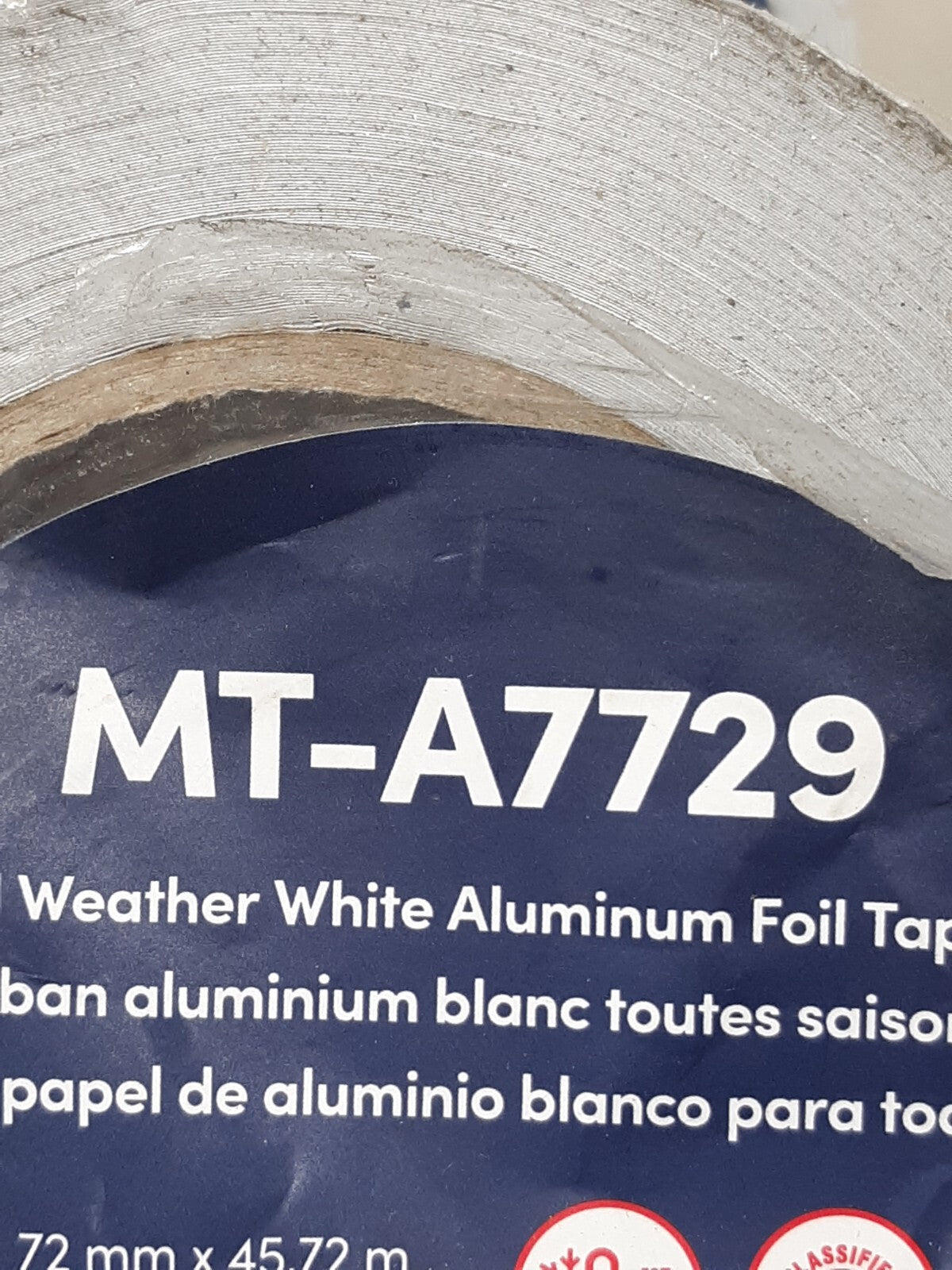 Lot of 2 Echo Tape All Weather Aluminum Foil Tape 2.83" x 50 yds MT-A7772