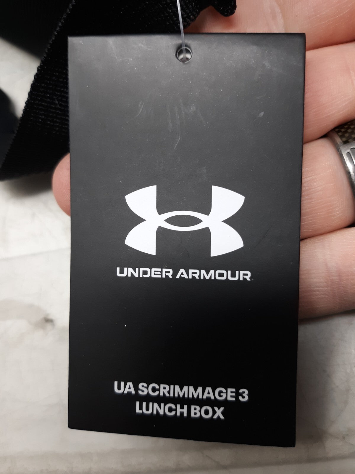 Under Armour UA Scrimmage 3 Lunch Box - Black/Blue, Hard-Shell Insulated