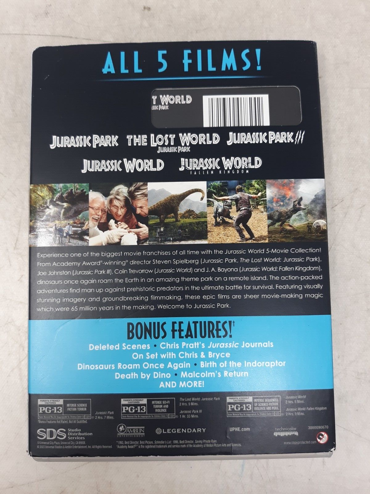 Jurassic World: 5-Movie Collection (DVD)