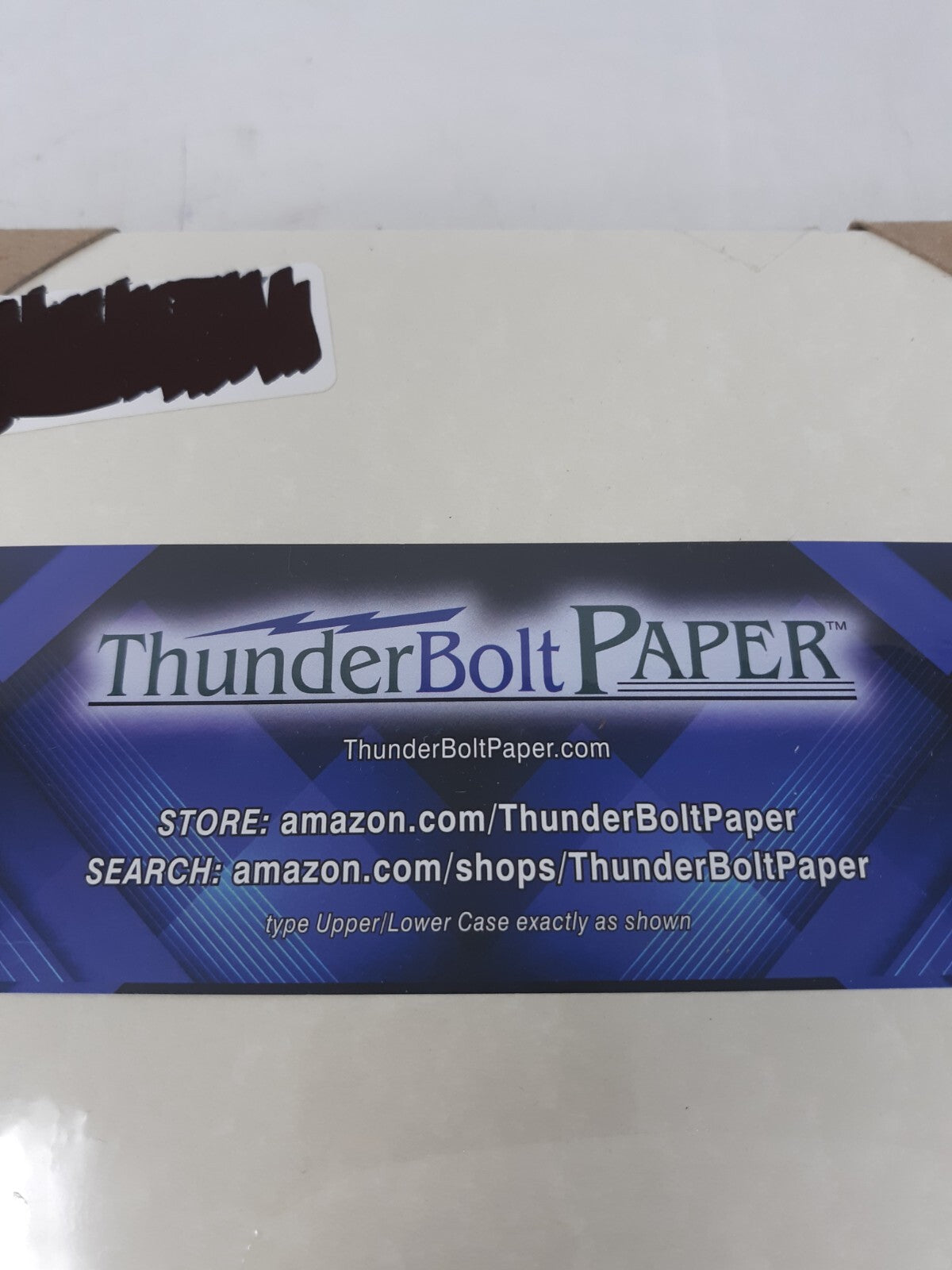 ThunderBolt Paper Natural Parchment 60lb 8.5x14 150 Sheets Laser & Inkjet