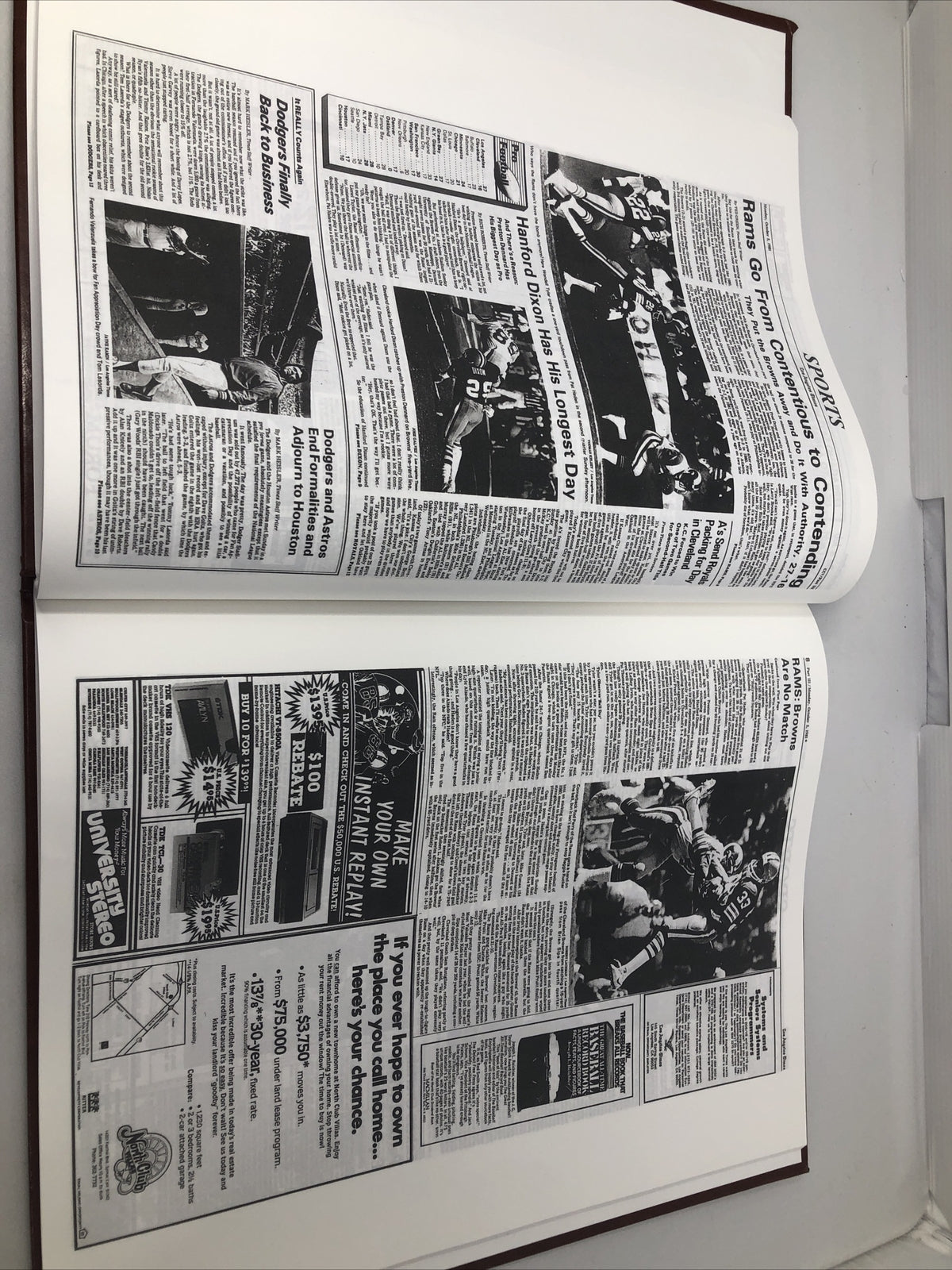 A Football History: Told Through Los Angeles Times: Los Angeles Rams